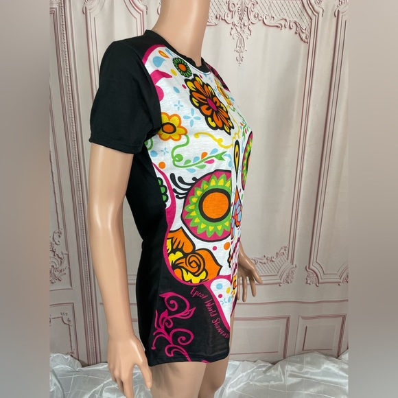 NWT disney parks epcot show t-shirt COCO movie halloween t shirt for women LARGE - Picture 4 of 10